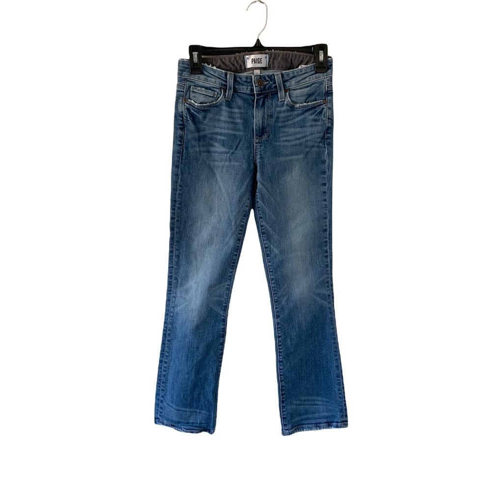 Paige Straight Leg Morgan Jeans Medium Wash Size 25